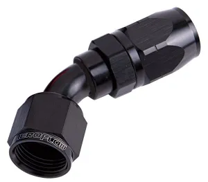 500 Series Cutter Swivel 45° Hose End -6AN AF502-06BLK