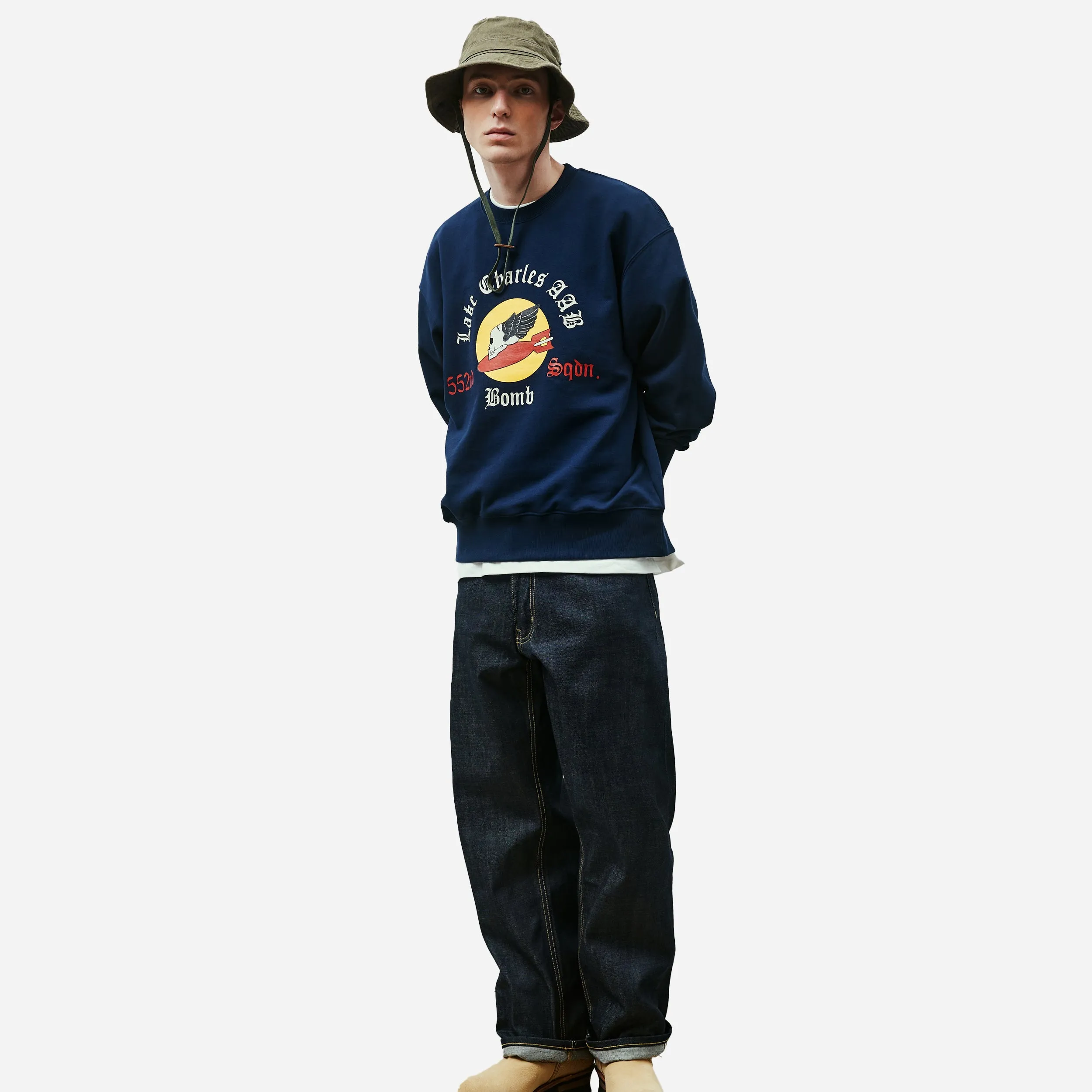 552ND SQUADRON SWEATSHIRT - NAVY