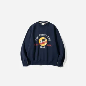 552ND SQUADRON SWEATSHIRT - NAVY