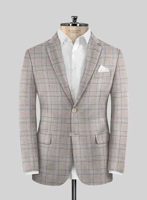 Ariston Tezoni Wool Cotton Silk Cool Jacket