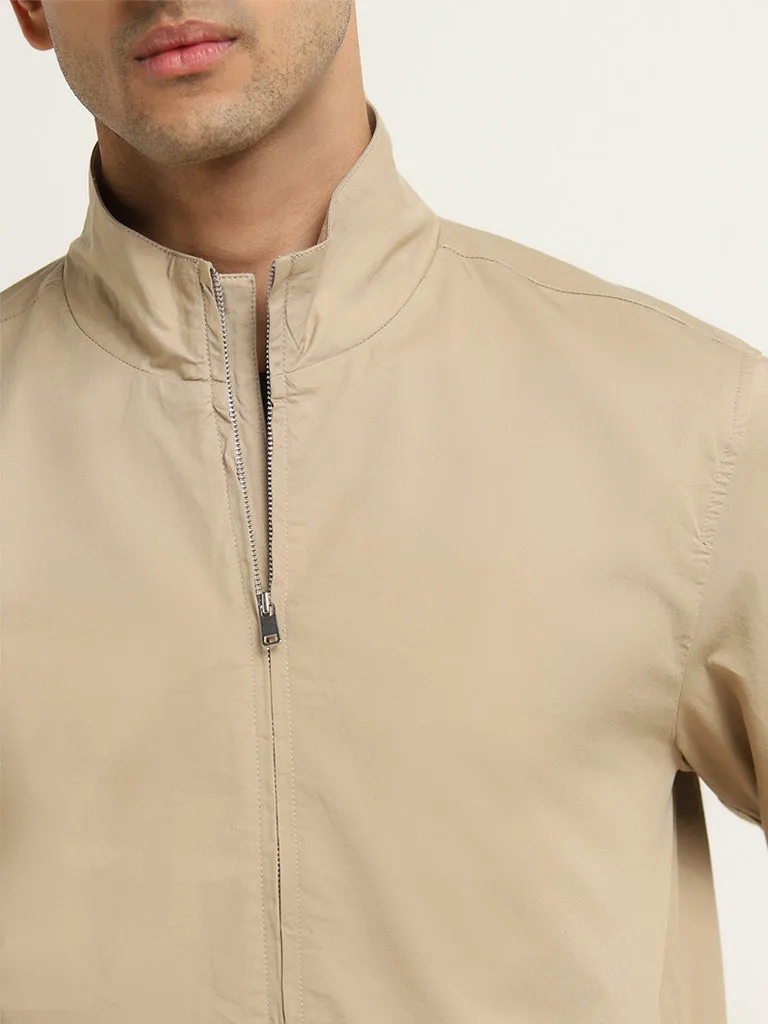 Ascot Beige Relaxed-Fit Jacket