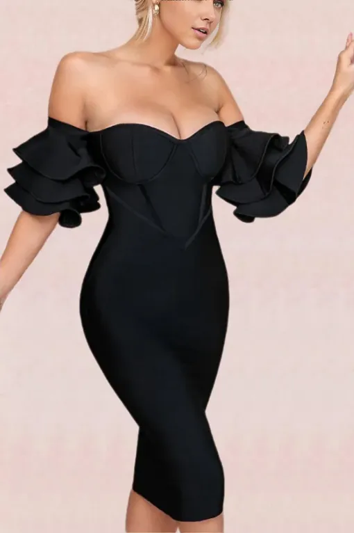 Charlie Bandage Dress - Classic Black