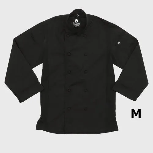 Chef Works Bowden Chef Coat Black Medium