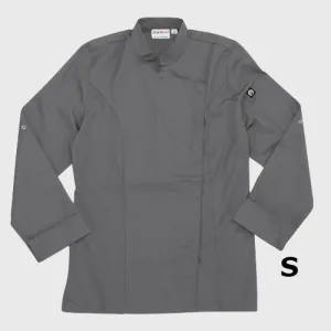 Chef Works Women's Lansing Coat Gray Small