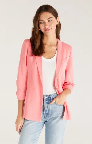 Cinema Blazer Sunkist Coral | Z Supply