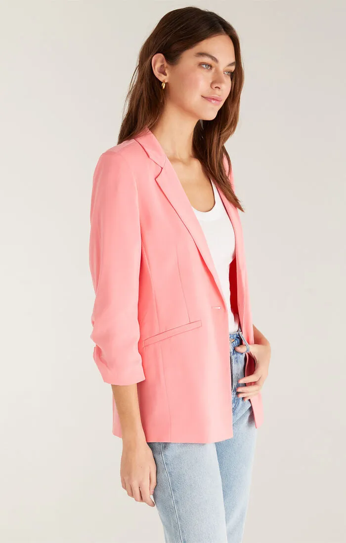 Cinema Blazer Sunkist Coral | Z Supply