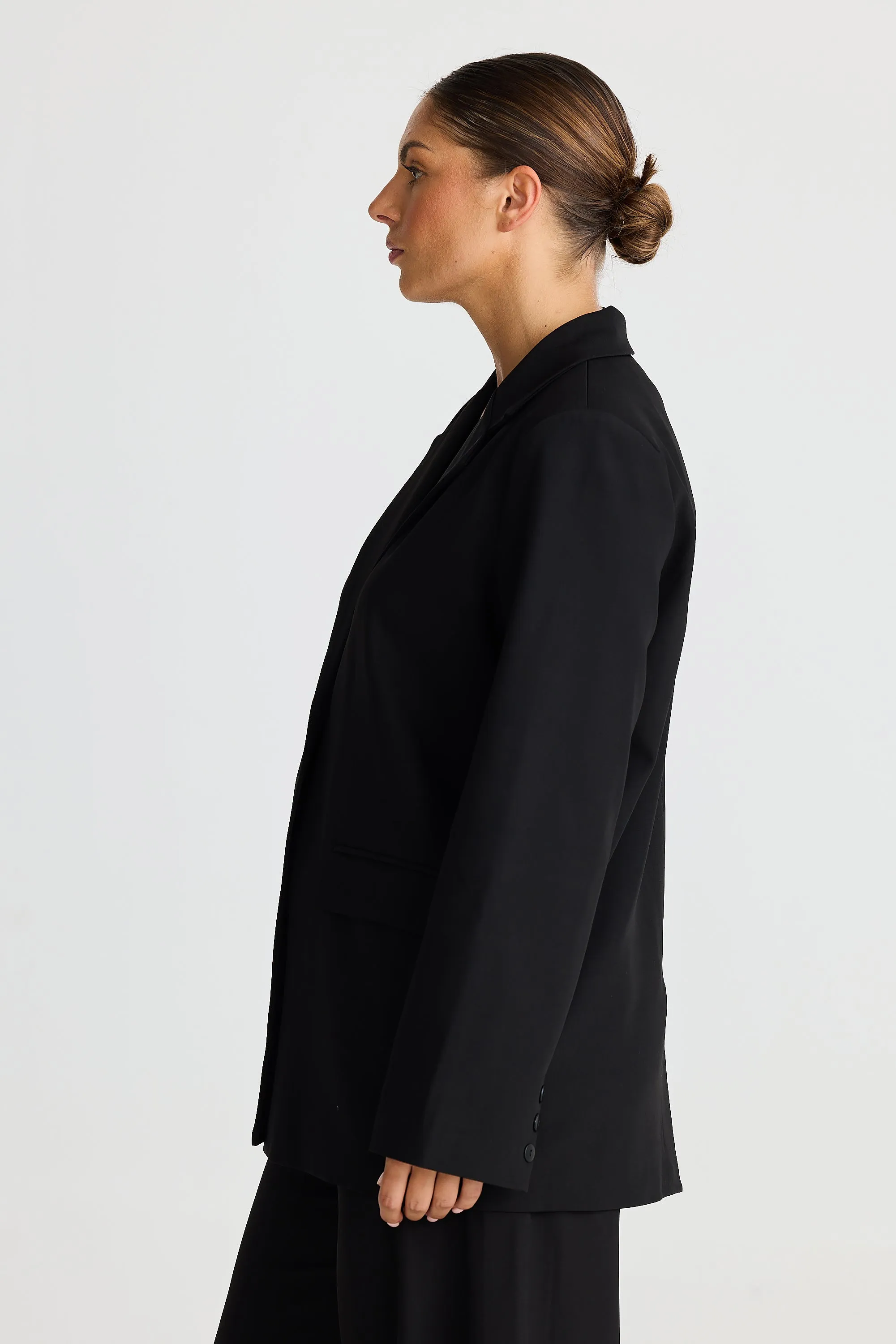 Core Relaxed Blazer - Black