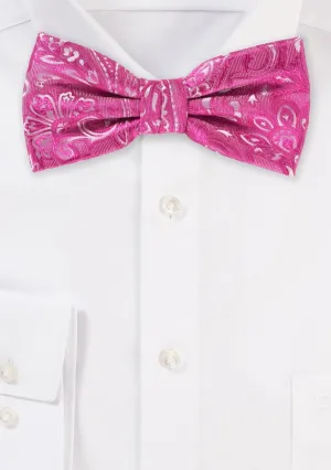 Dragon Fruit Proper Paisley Bowtie