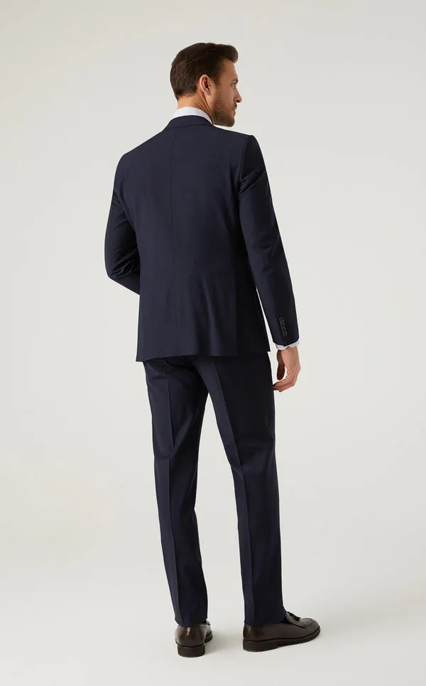 DS Damat Navy Blue Classic Suit -41% Wool