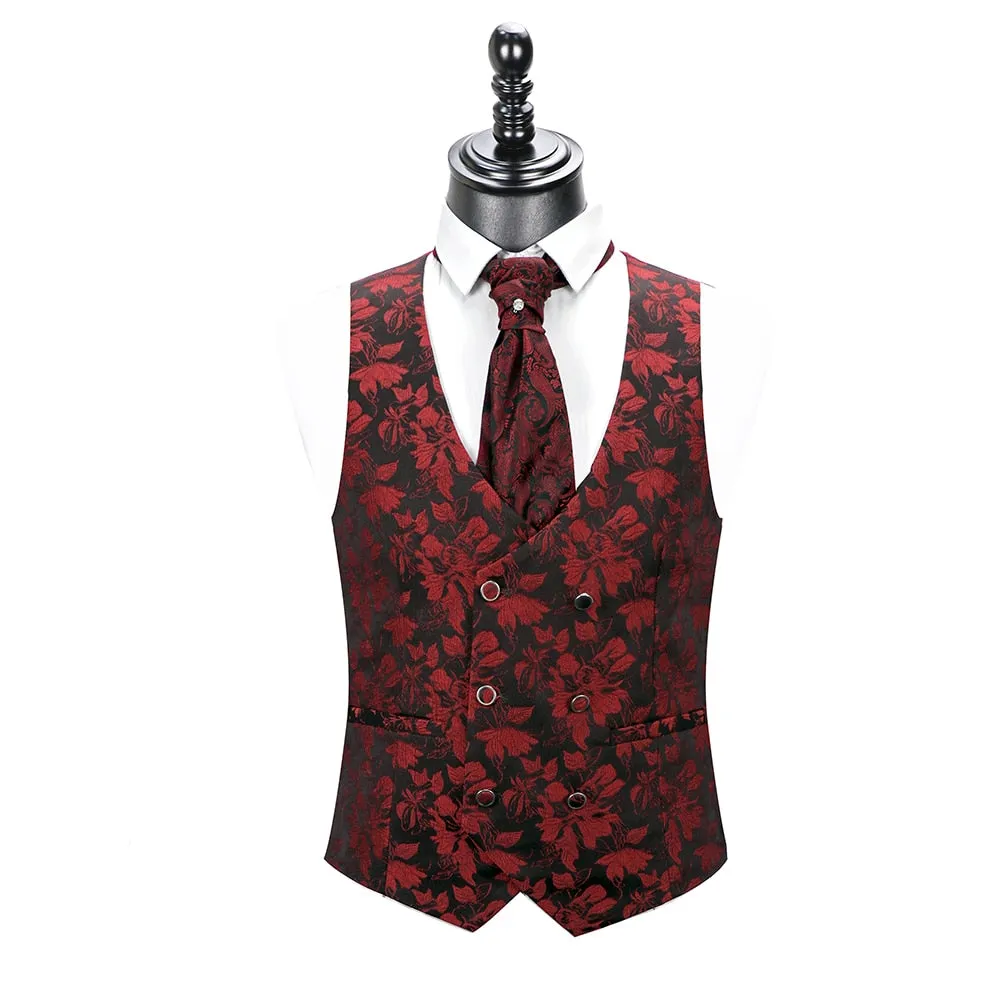 Floral Classic Slim Fit Prom Dress Men Suit