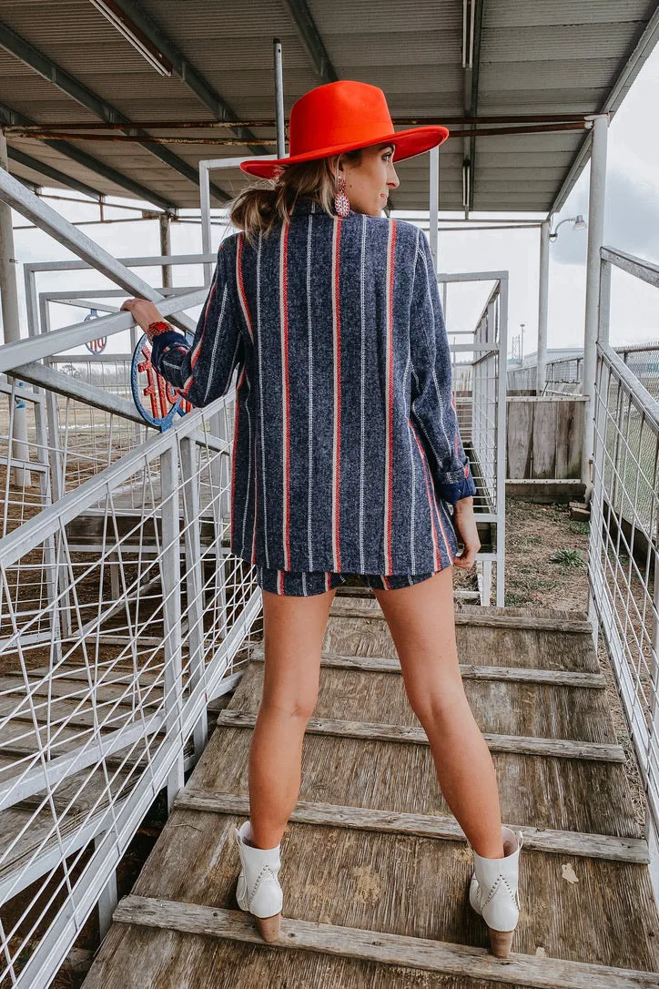 Going South Striped Wool Blazer | FINAL SALE