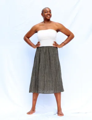 Handwoven - Everyday Below Knee Skirt