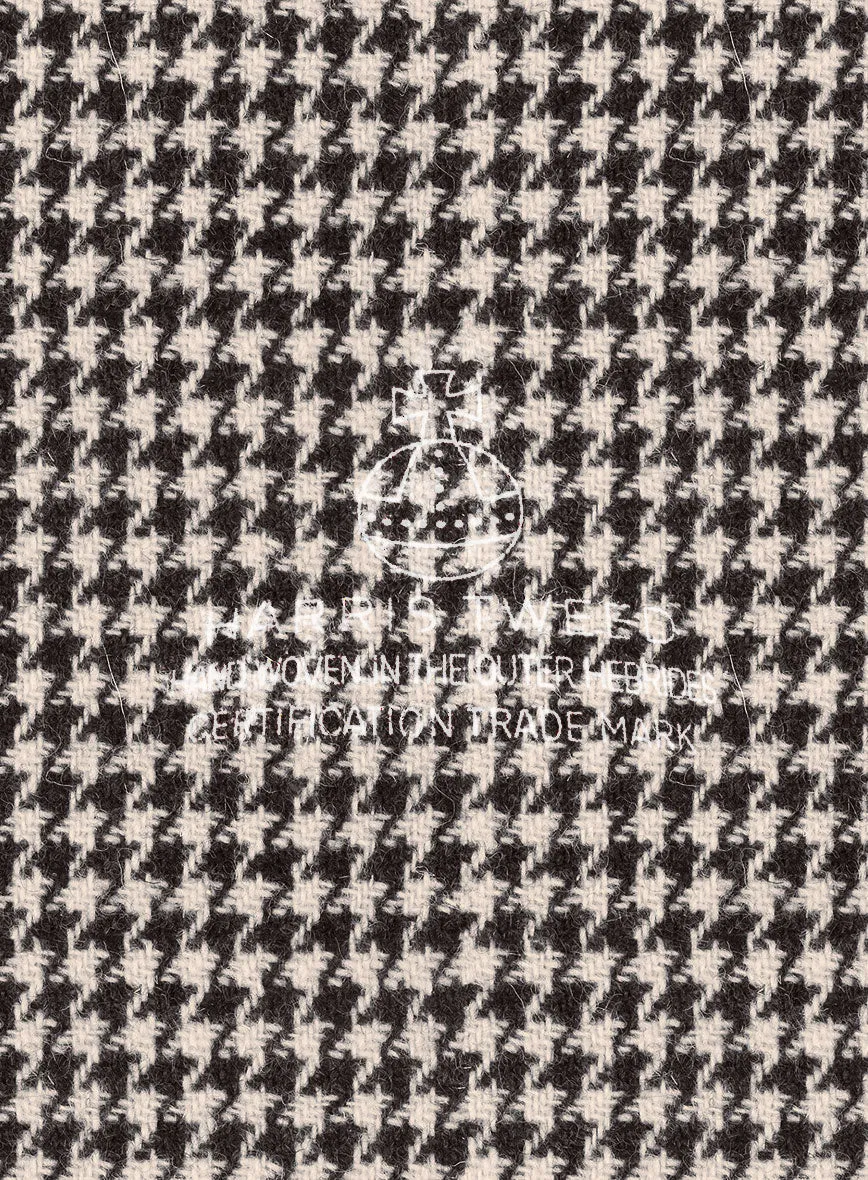 Harris Tweed Houndstooth Ebony Brown Suit