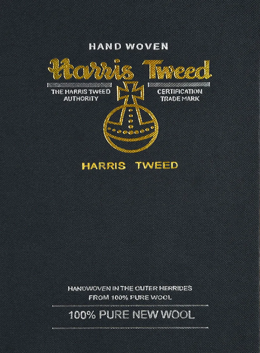 Harris Tweed Houndstooth Ebony Brown Suit