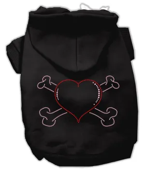 Heart and Crossbones Hoodies Black L (14)