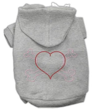 Heart And Crossbones Hoodies Grey Xxl (18)