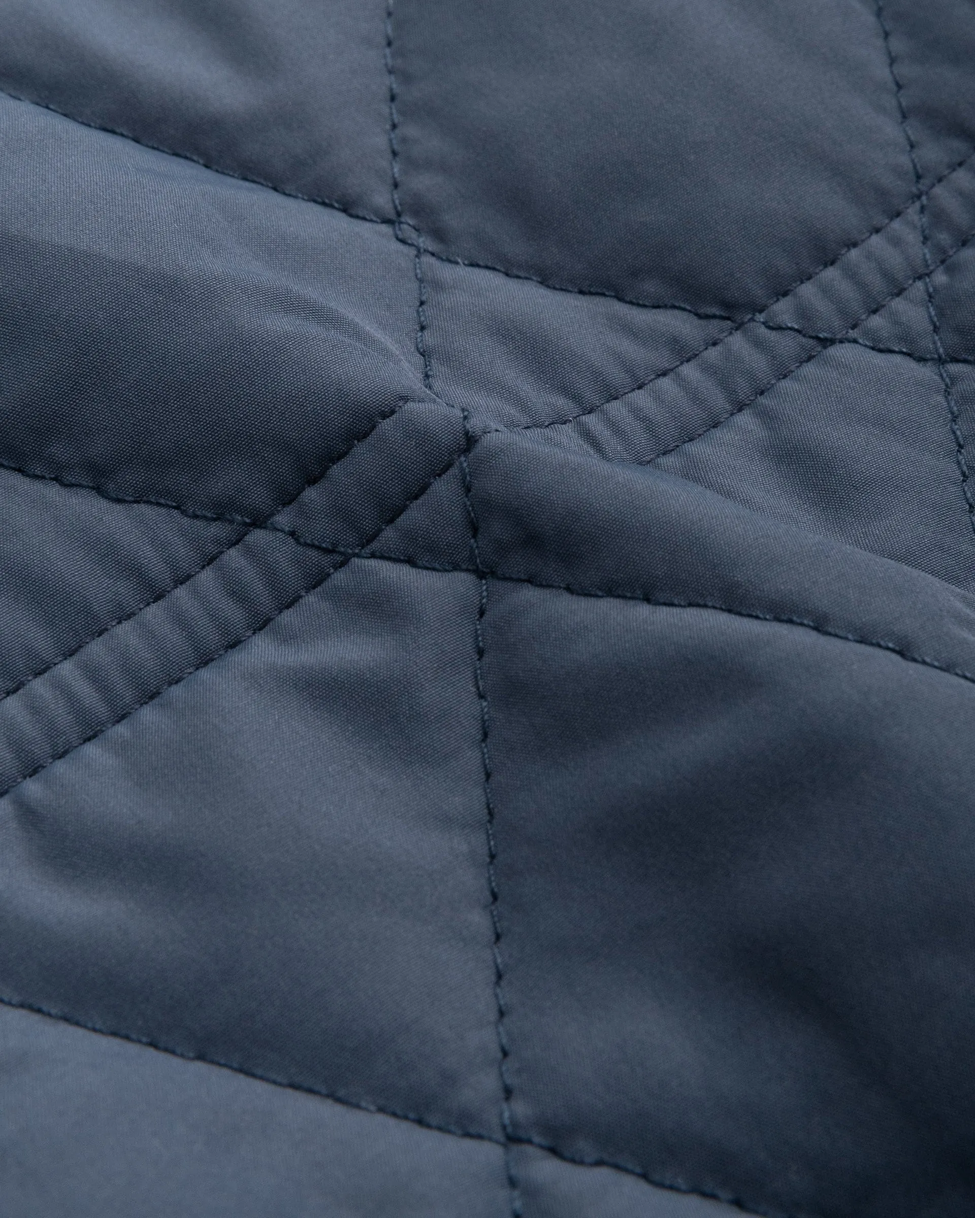 Juno Quilted Snap Jacket in Navy by Johnnie-O