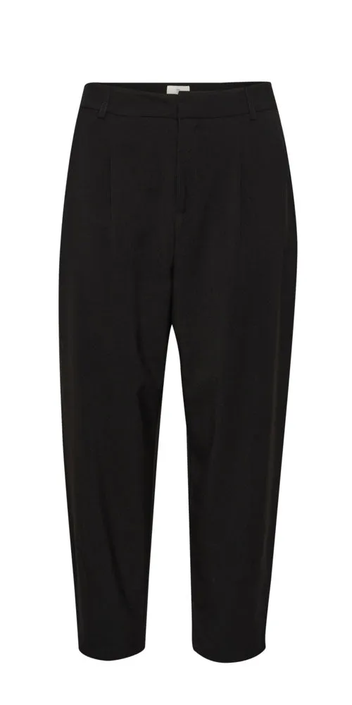 Kaffe Cropped Pleat Pant