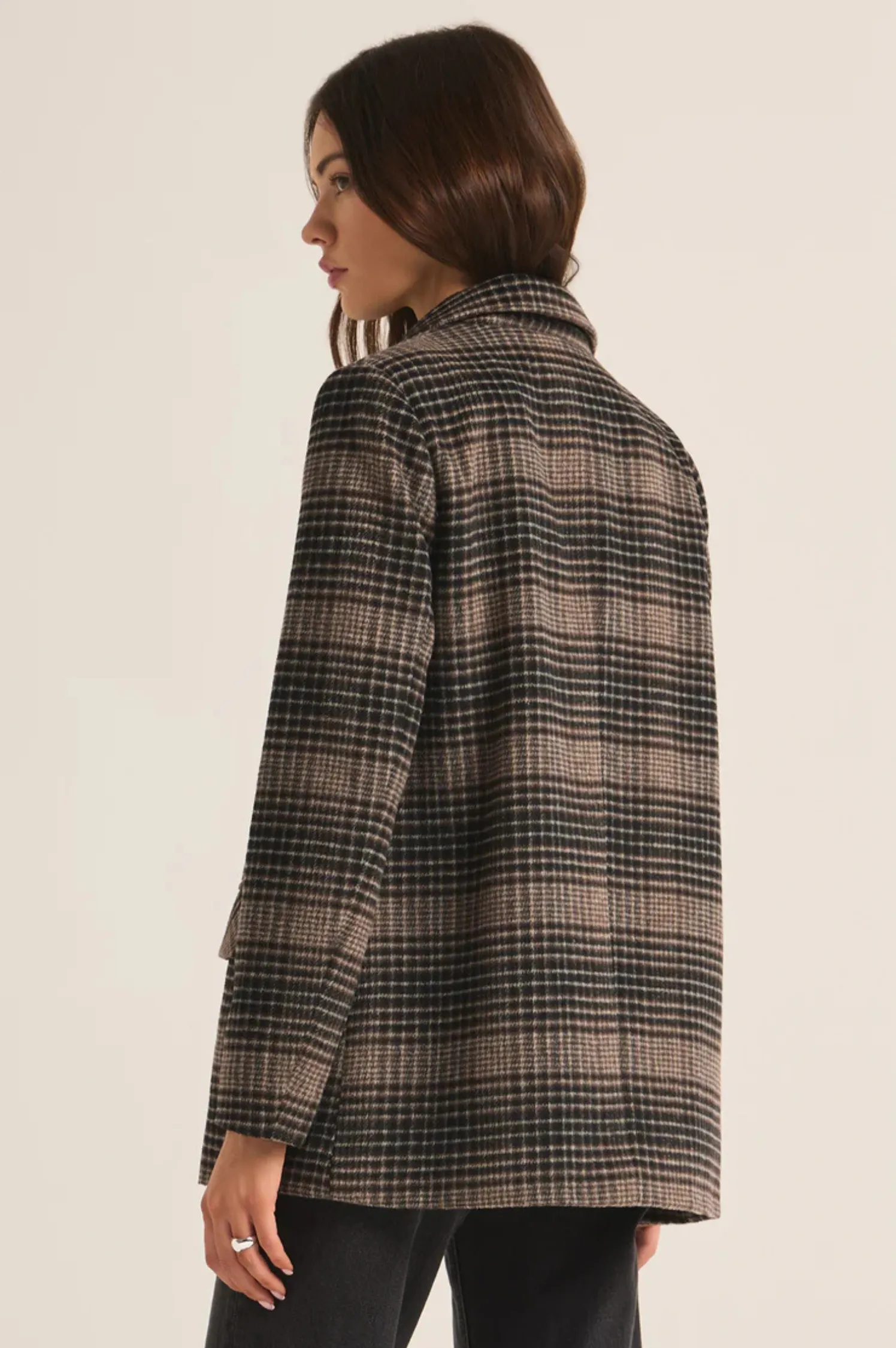 Kingston Relaxed Plaid Blazer