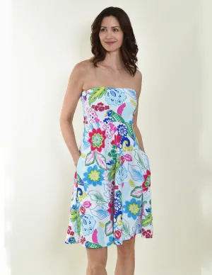 Laguna Bandeau Dress - Paradise