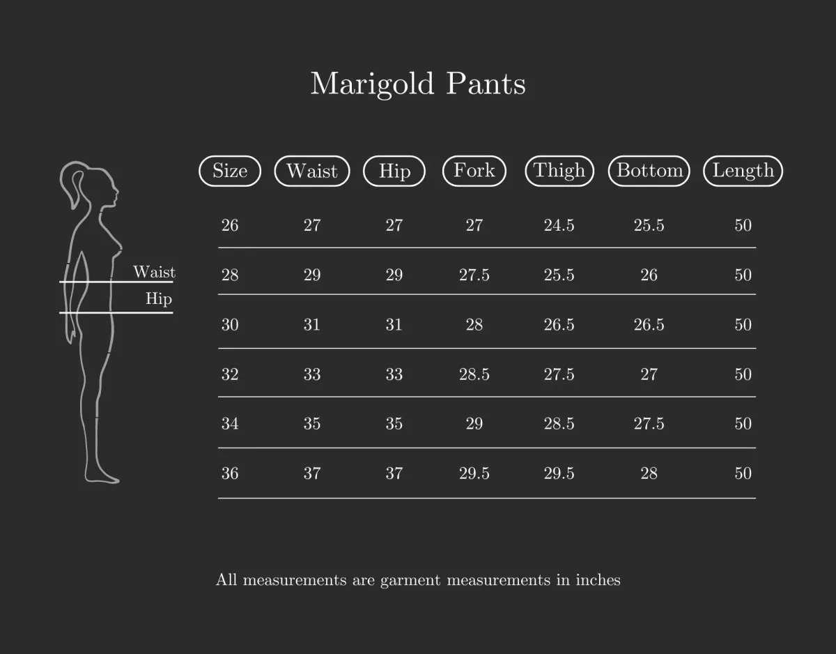 Marigold Pants - Brown - Hemp Tencel