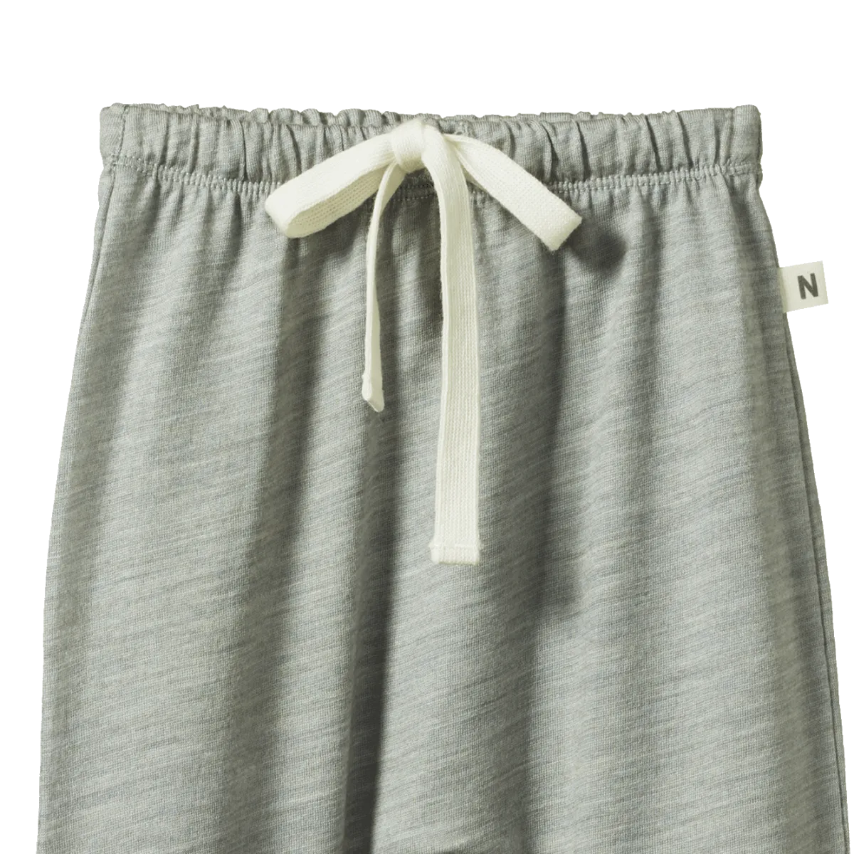 Nature Baby Merino Drawstring Pant Grey Marle