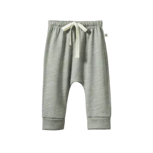 Nature Baby Merino Drawstring Pant Grey Marle