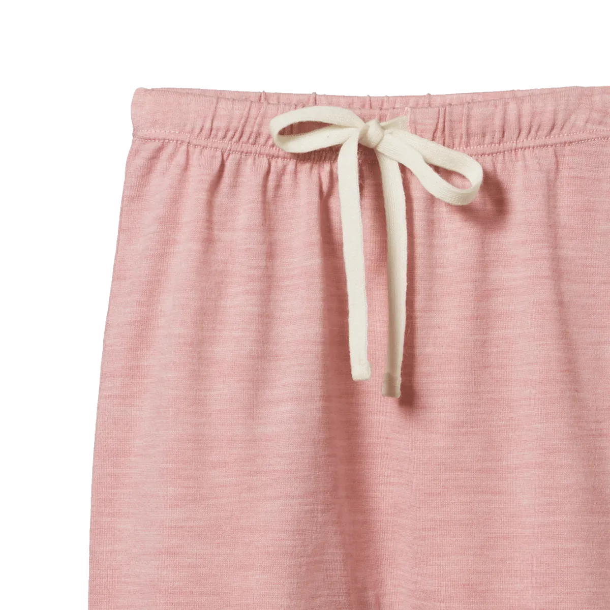 Nature Baby Merino Drawstring Pant Mauve Marle