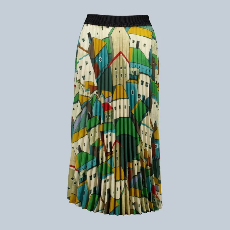 Olga de Polga Pueblito Pleated Skirt