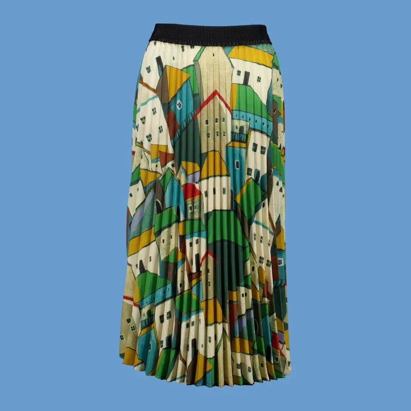 Olga de Polga Pueblito Pleated Skirt