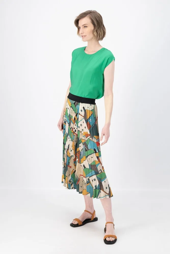 Olga de Polga Pueblito Pleated Skirt