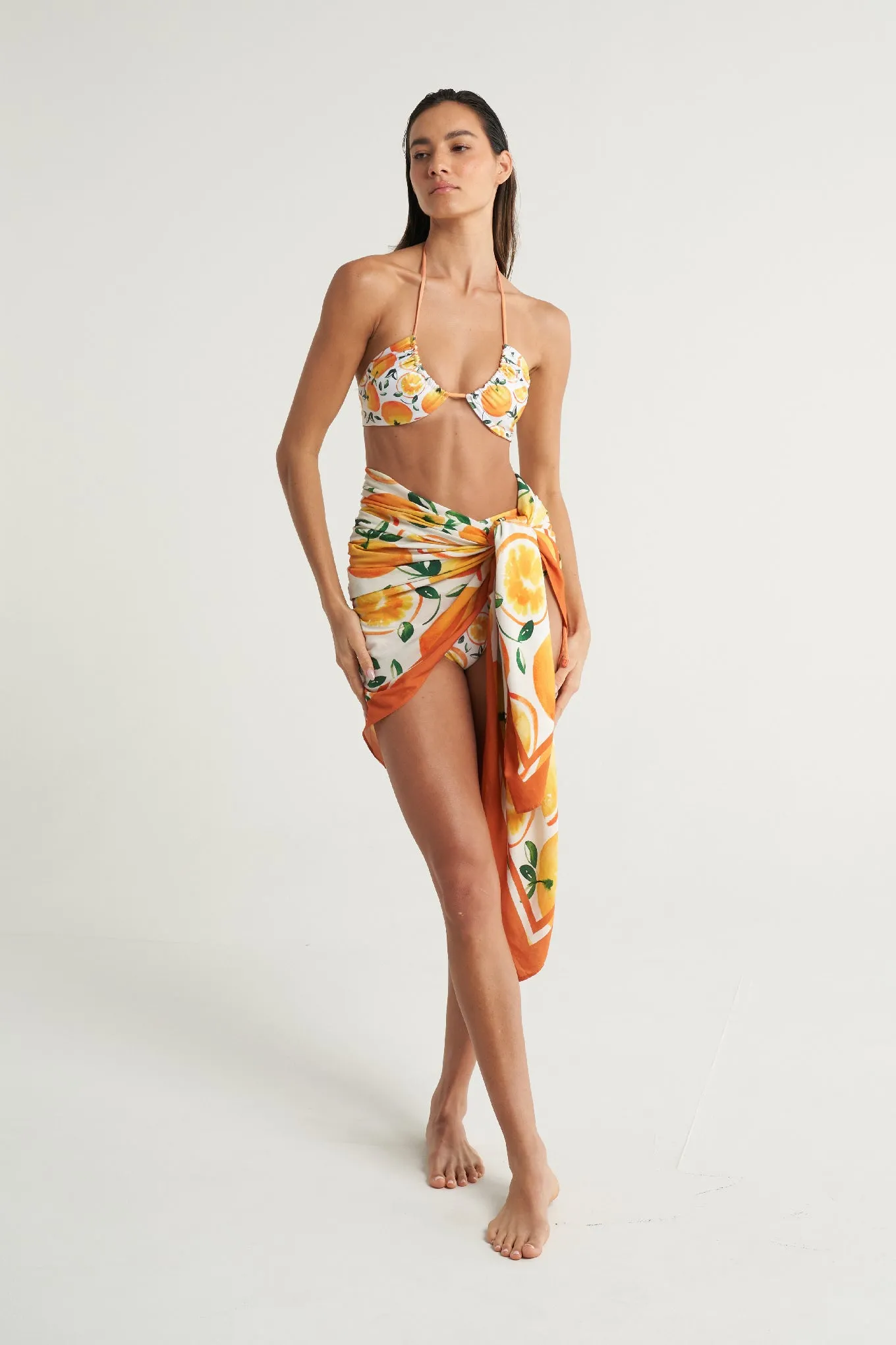 Oversized Sarong Oranges