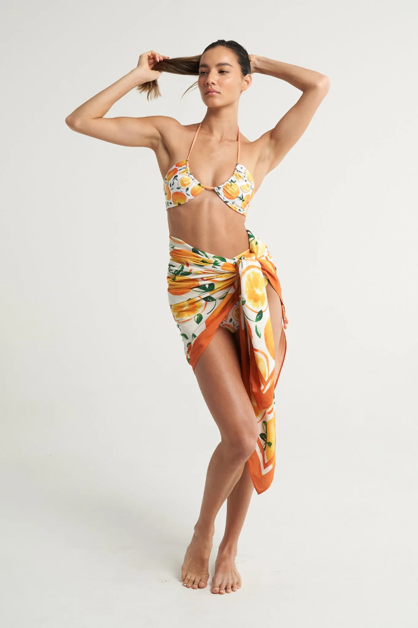 Oversized Sarong Oranges