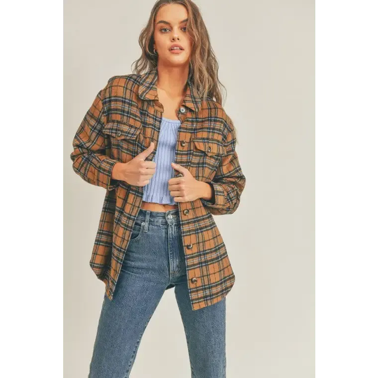 Plaid Flannel Shacket