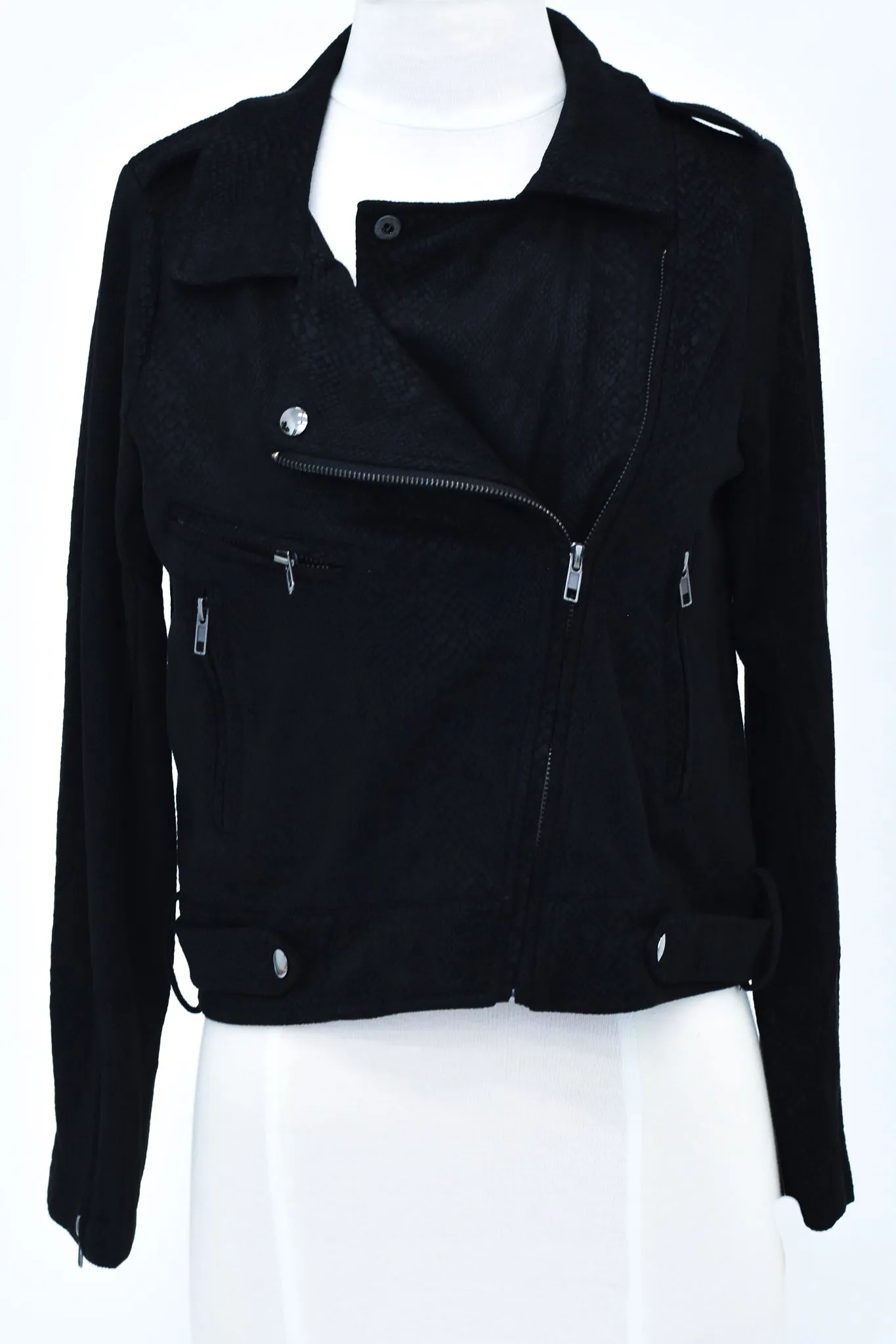 Play It Cool Moto Jacket - Matte Black