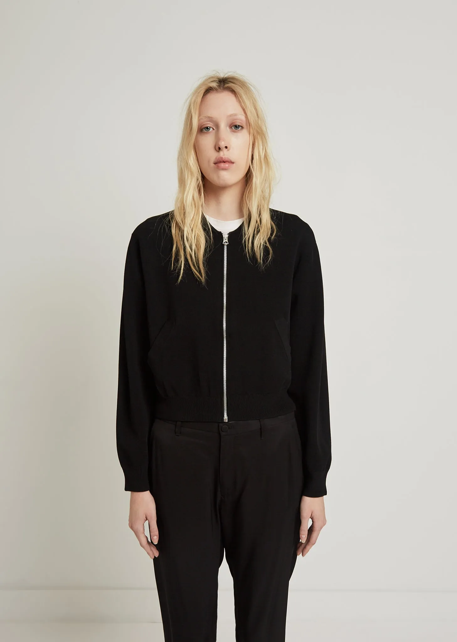 Pokla Compact Zip-Up Knit Jacket