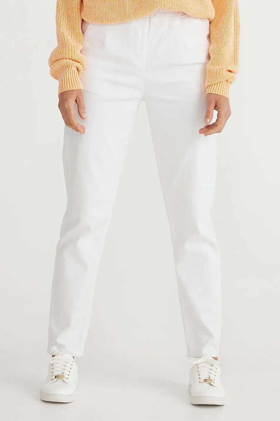 Polo Pants in White