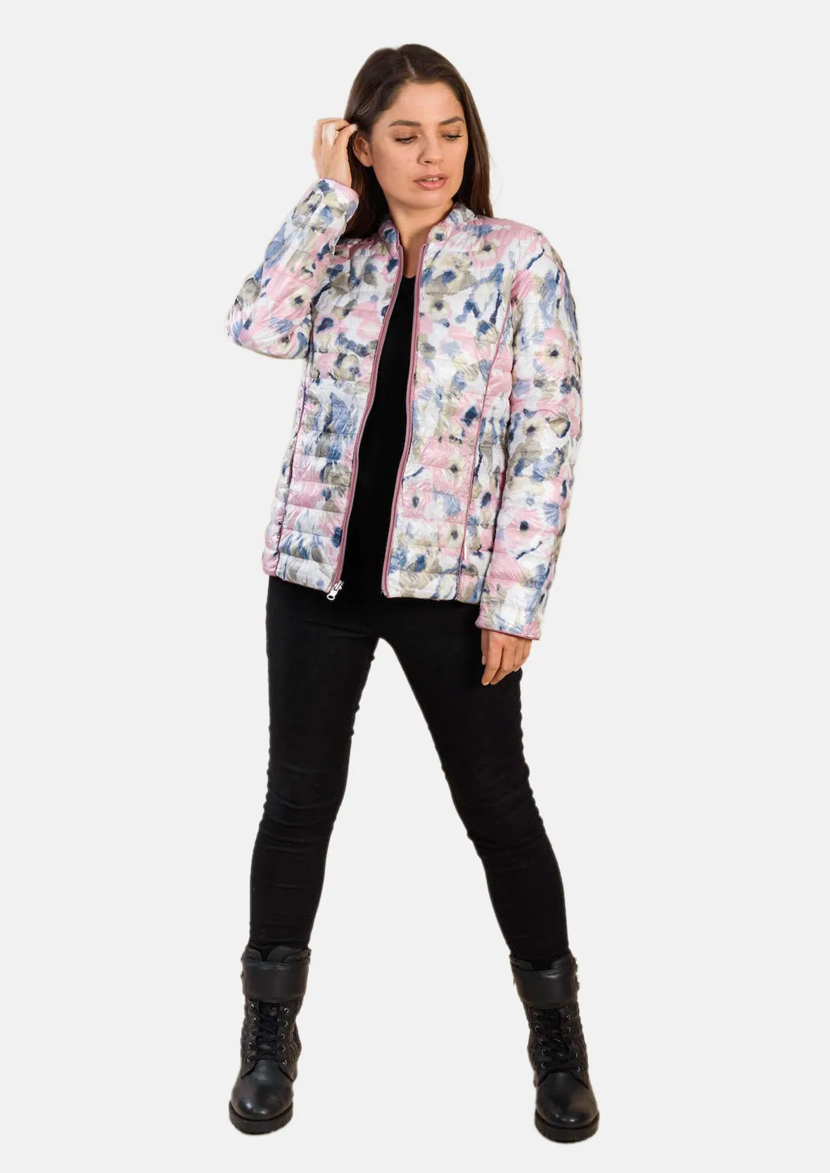 Reversible Floral Padded Jacket