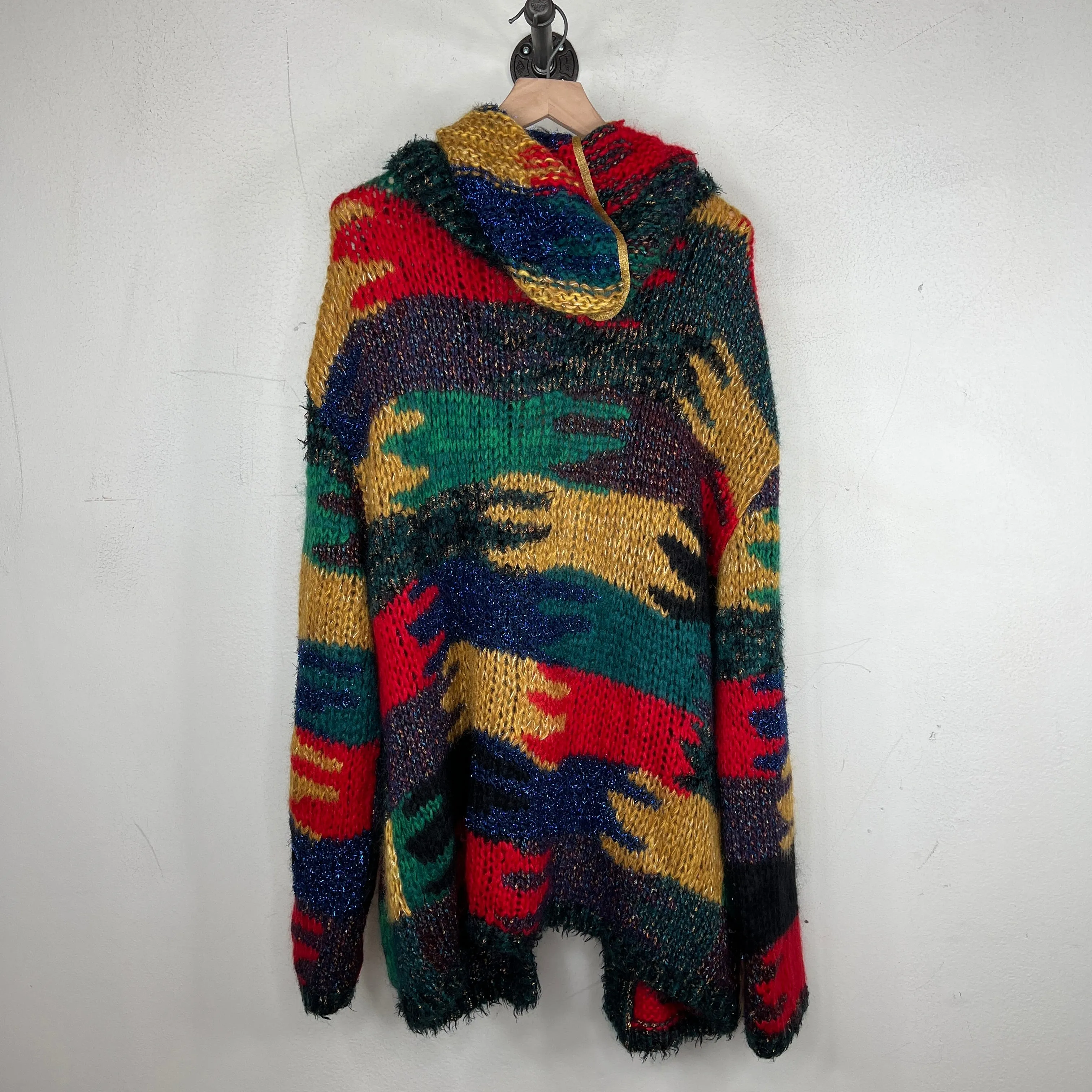 Saint Laurent Mohair Multicolor Cardigan