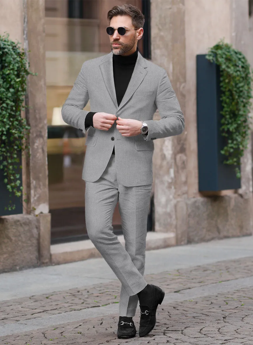 Solbiati Pericle Gray Linen Suit