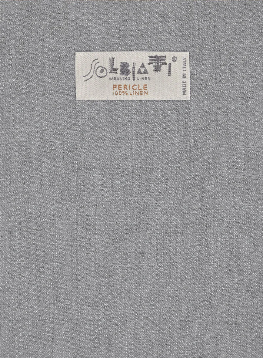 Solbiati Pericle Gray Linen Suit