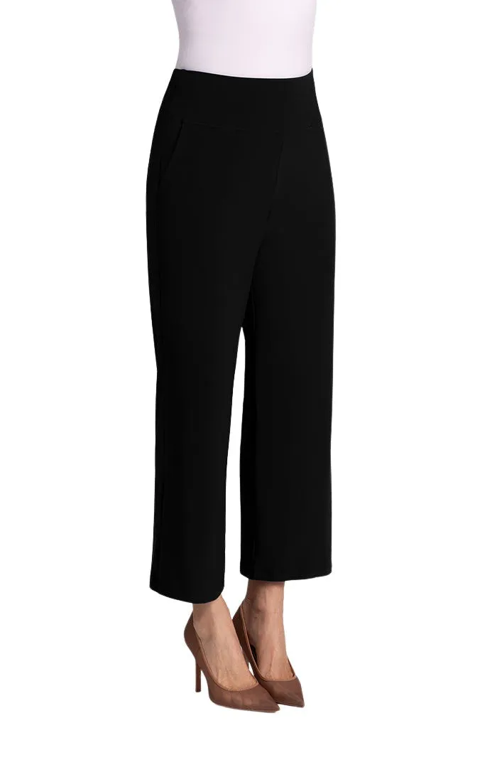 Straight Leg Ankle Pant with Yoke Waistband