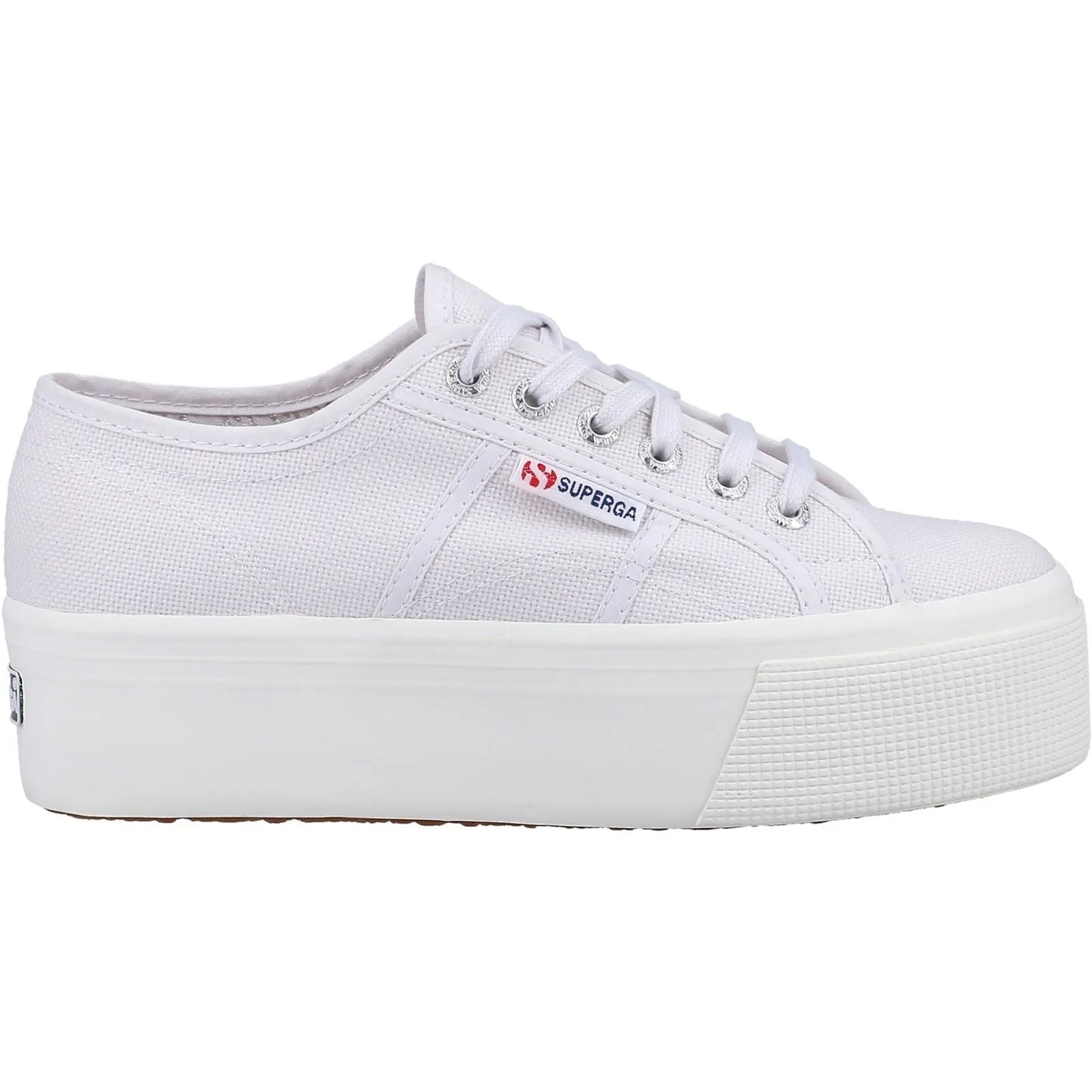 Superga 2790 Linea Up And Down 100% Cotton Women's Grey Trainers