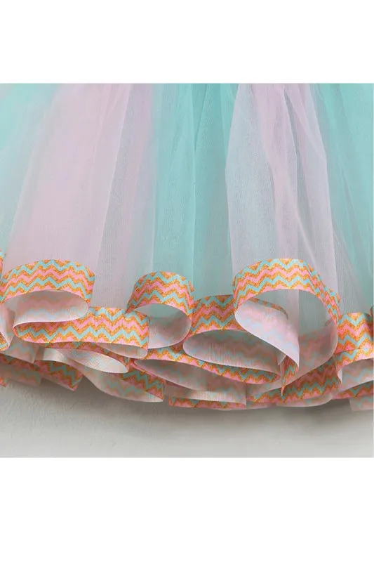 Teal Tutu Pettiskirt with Headband