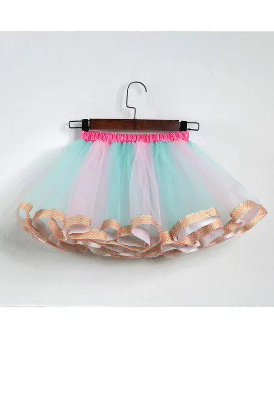 Teal Tutu Pettiskirt with Headband