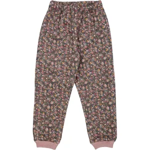 Thermo Pants Alex - ink flowers