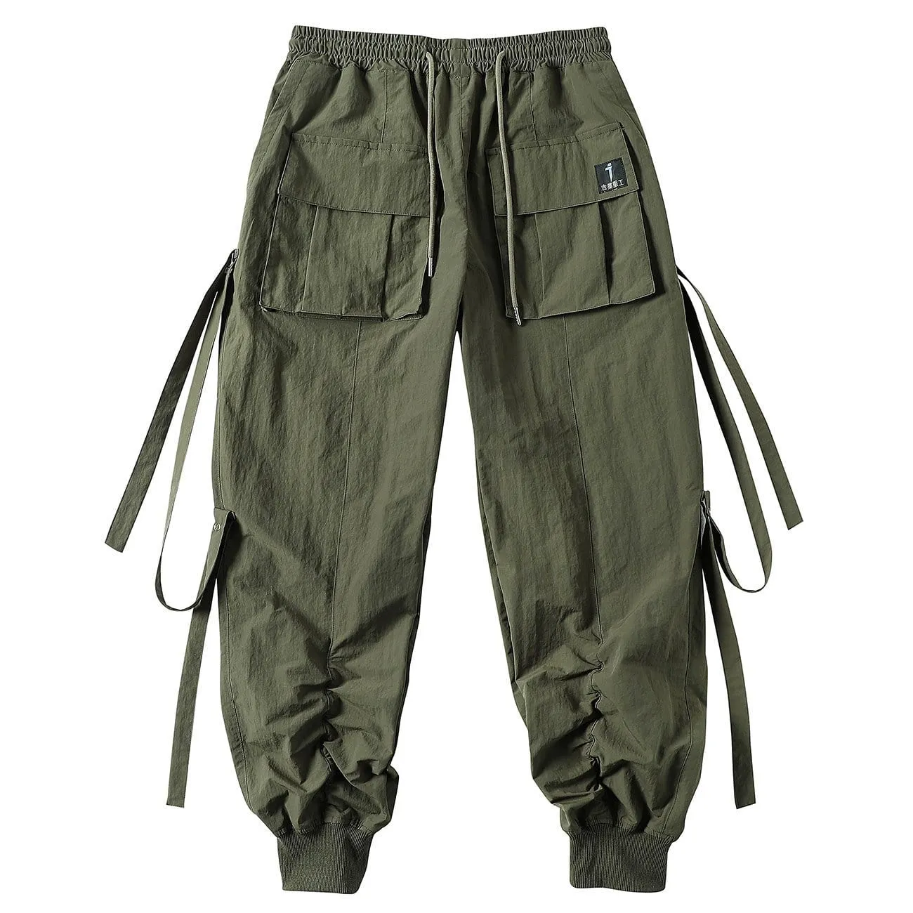 WLS Functional Ribbons Elastic Cargo Pants